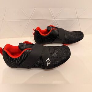 Peloton Altos Cycling Shoes Black Red Look Delta EU 40.5 US‎ M8 W9.5 New